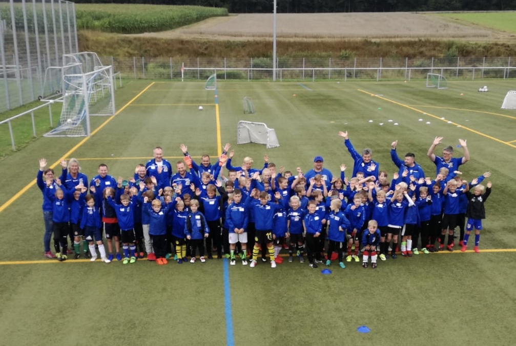 Fußballcamp der F-, E- und D-Junioren – Besuch von “echten” Spielern