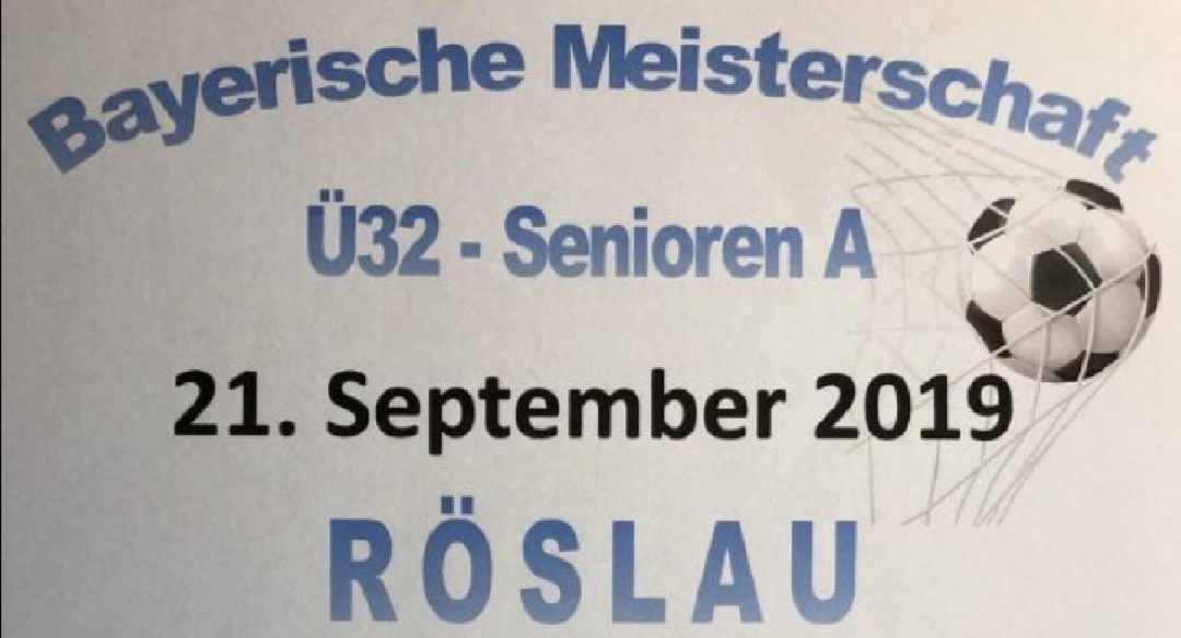 Ü32: Bayerische Meisterschaft in Röslau