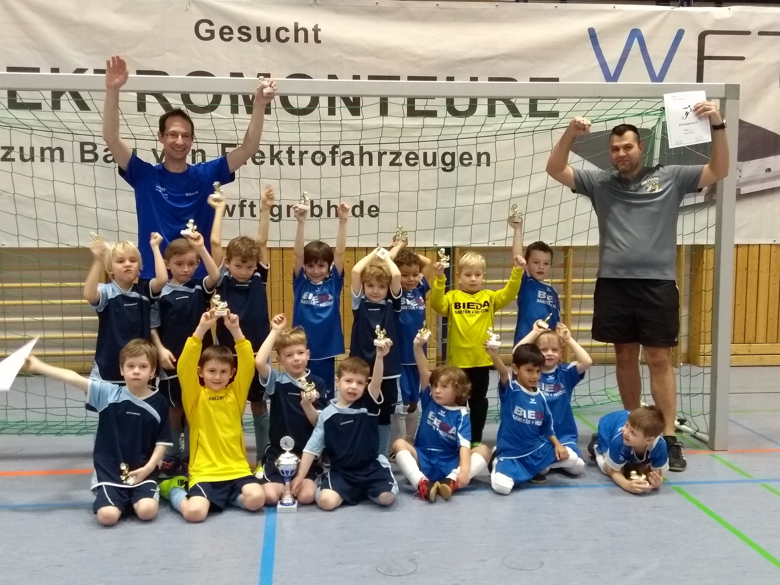 Die G-Junioren holen bei den Stadtmeisterschaften den nächsten Titel